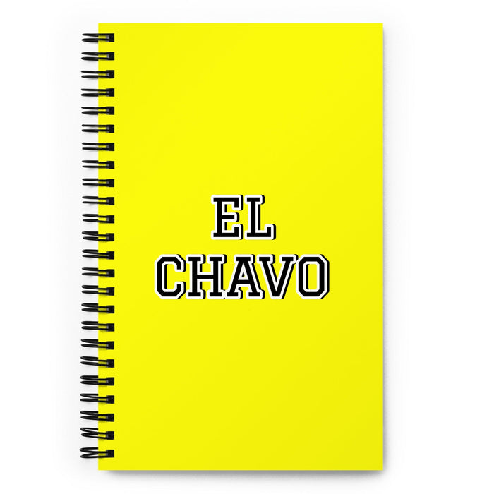 El Chavo The Kid | Yellow Spiral Notebook, 140 Dotted Sheets | Funny Gift Idea Home Office Work | Mexican Spanish Pride Gift Mexicada