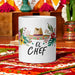 El Chef Exclusive Art Piece Home Office Work Coffee Mug Mexican Spanish Pride Gift Cup One-Of-A-Kind Calligraphy White Glossy Mug | E6 Mexicada 11 oz