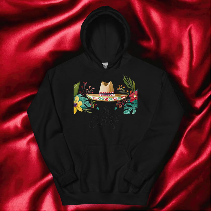 El Chef Exclusive Art Piece Home Office Work Mexican Spanish Pride Gift One-Of-A-Kind Unisex Hoodie | E6 Mexicada Black / S