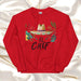 El Chef Exclusive Art Piece Home Office Work Mexican Spanish Pride Gift One-Of-A-Kind Unisex Sweatshirt | E6 Mexicada Red / S