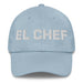 El Chef The Chef Mexican Spanish Pride Gift Regalo Dad Hat Mexicada Light Blue