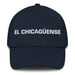 El Chicagüense The Chicagoan Mexican Spanish Pride Gift Regalo Dad Hat Mexicada Navy