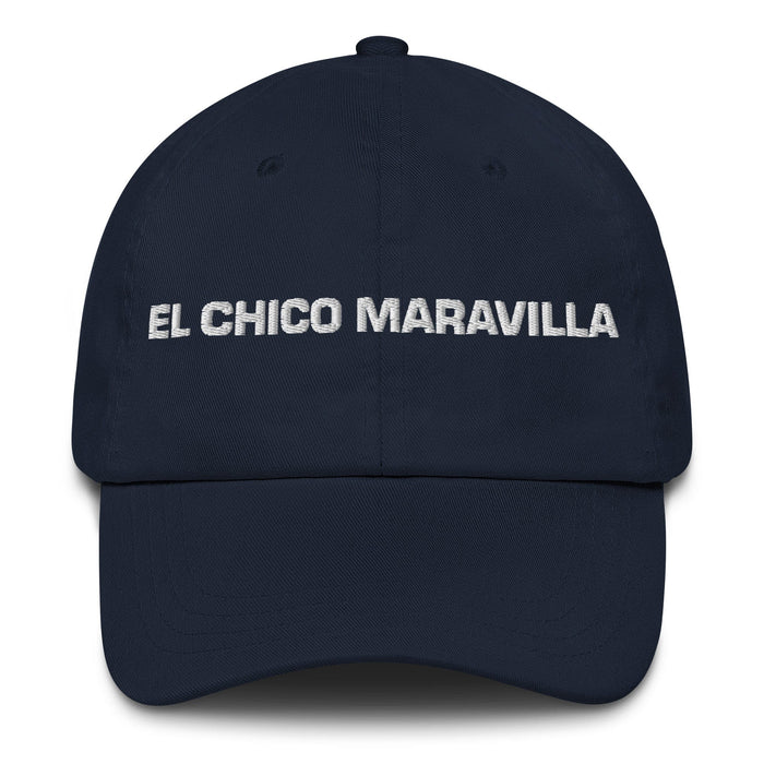 El Chico Maravilla The Wonder Woman / Man Mexican Spanish Pride Gift Regalo Dad Hat Mexicada Navy