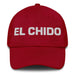 El Chido The Cool One Mexican Spanish Pride Gift Regalo Dad Hat Mexicada Cranberry