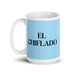 El Chiflado The Crazy One Funny Home Office Work Coffee Mug Mexican Spanish Pride Gift White Glossy Cup Sky Blue Card Mug Mexicada