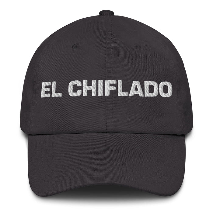 El Chiflado The Crazy One Mexican Spanish Pride Gift Regalo Dad Hat Mexicada Dark Grey