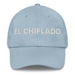 El Chiflado The Crazy One Mexican Spanish Pride Gift Regalo Dad Hat Mexicada Light Blue