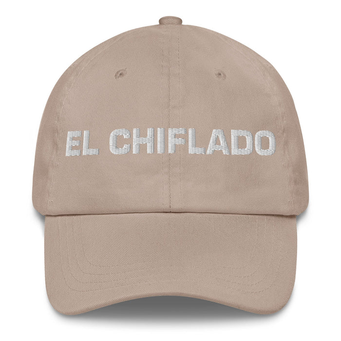 El Chiflado The Crazy One Mexican Spanish Pride Gift Regalo Dad Hat Mexicada Stone