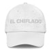 El Chiflado The Crazy One Mexican Spanish Pride Gift Regalo Dad Hat Mexicada White