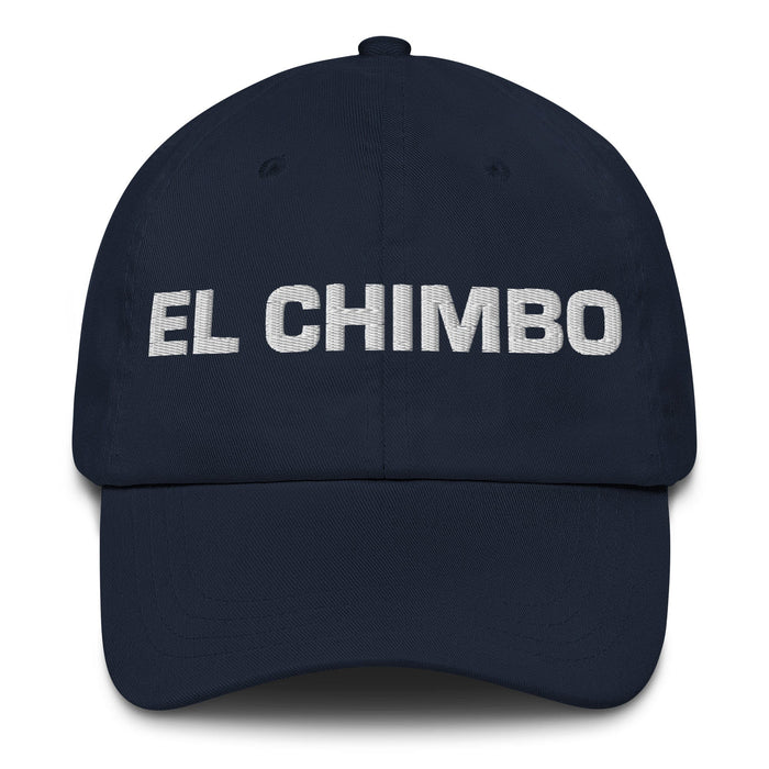 El Chimbo The Cool One Mexican Spanish Pride Gift Regalo Dad Hat Mexicada Navy