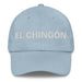 El Chingón The Badass Mexican Spanish Pride Gift Regalo Dad Hat Mexicada Light Blue