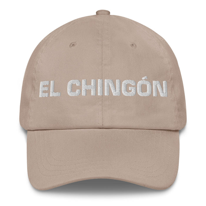 El Chingón The Badass Mexican Spanish Pride Gift Regalo Dad Hat Mexicada Stone