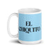 El Chiquito The Little One Funny Home Office Work Coffee Mug Mexican Spanish Pride Gift White Glossy Cup Sky Blue Card Mug Mexicada