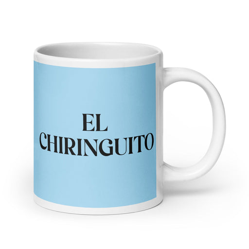 El Chiringuito The Beach Bar Lover Funny Home Office Work Coffee Mug Mexican Spanish Pride Gift White Glossy Cup Sky Blue Card Mug Mexicada 20 oz