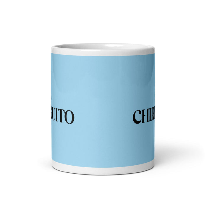 El Chiringuito The Beach Bar Lover Funny Home Office Work Coffee Mug Mexican Spanish Pride Gift White Glossy Cup Sky Blue Card Mug Mexicada