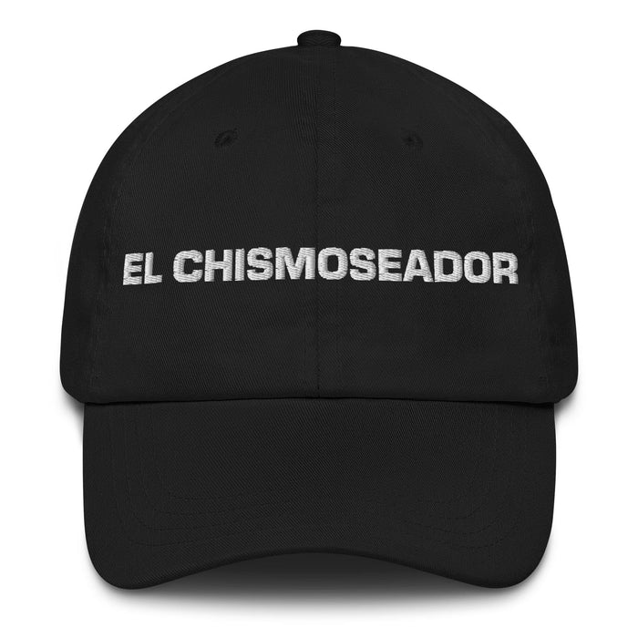 El Chismoseador The Gossiper Mexican Spanish Pride Gift Regalo Dad Hat Mexicada Black