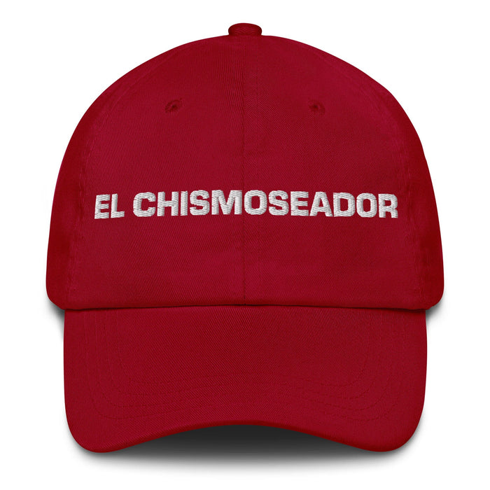 El Chismoseador The Gossiper Mexican Spanish Pride Gift Regalo Dad Hat Mexicada Cranberry