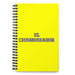 El Chismoseador The Gossiper | Yellow Spiral Notebook, 140 Dotted Sheets | Funny Gift Idea Home Office Work | Mexican Spanish Pride Gift Mexicada