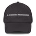 El Chismoso Profesional The Professional Gossip Mexican Spanish Pride Gift Regalo Dad Hat Mexicada Dark Grey