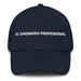 El Chismoso Profesional The Professional Gossip Mexican Spanish Pride Gift Regalo Dad Hat Mexicada Navy