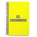 El Chismoso The Gossip | Yellow Spiral Notebook, 140 Dotted Sheets | Funny Gift Idea Home Office Work | Mexican Spanish Pride Gift Mexicada