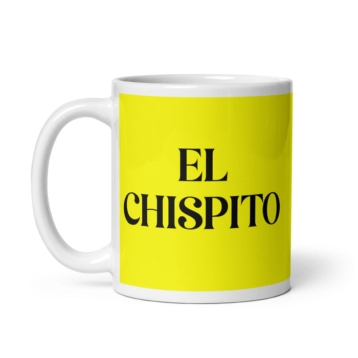 El Chispito The Little Spark Funny Home Office Work Coffee Mug Mexican Spanish Pride Gift White Glossy Cup Yellow Card Mug Mexicada