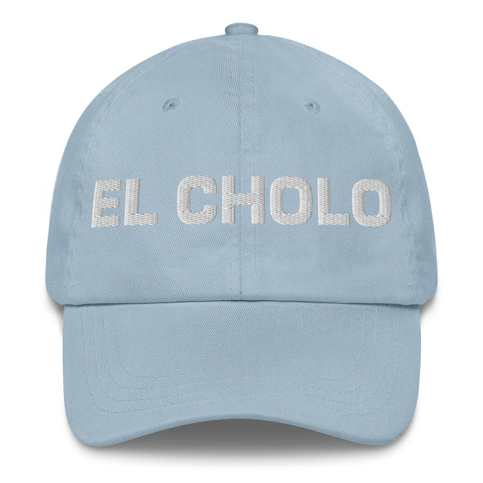 El Cholo The Chola/Cholo Mexican Spanish Pride Gift Regalo Dad Hat Mexicada Light Blue