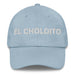 El Choloito The Little Chola/Cholo Mexican Spanish Pride Gift Regalo Embroidered Dad Hat Mexicada Light Blue