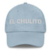 El Chulito The Cute One Mexican Spanish Pride Gift Regalo Dad Hat Mexicada Light Blue