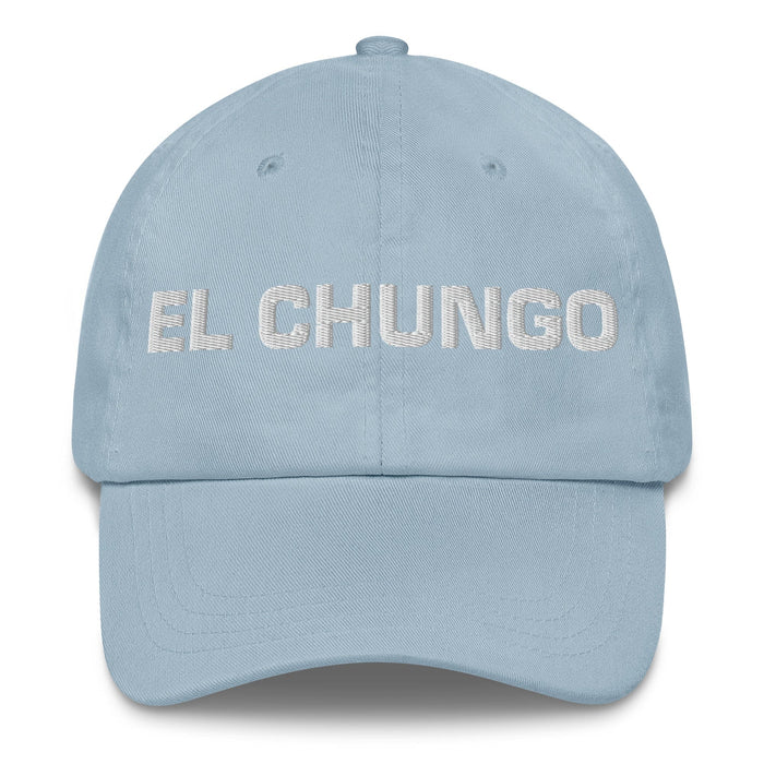 El Chungo The Tough One Mexican Spanish Pride Gift Regalo Dad Hat Mexicada Light Blue