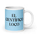 El Científico Loco The Mad Scientist Funny Home Office Work Coffee Mug Mexican Spanish Pride Gift White Glossy Cup Sky Blue Card Mug Mexicada 20 oz