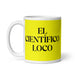 El Científico Loco The Mad Scientist Funny Home Office Work Coffee Mug Mexican Spanish Pride Gift White Glossy Cup Yellow Card Mug Mexicada