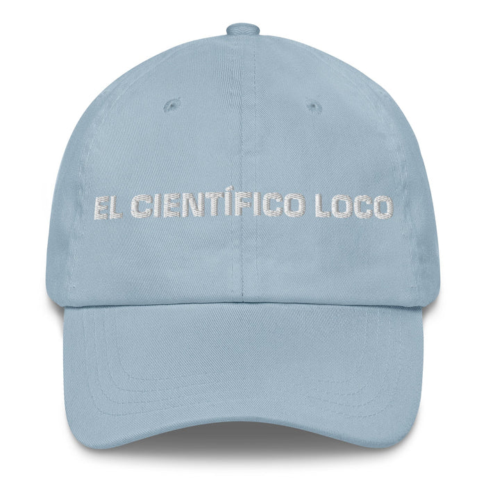 El Científico Loco The Mad Scientist Mexican Spanish Pride Gift Regalo Dad Hat Mexicada Light Blue