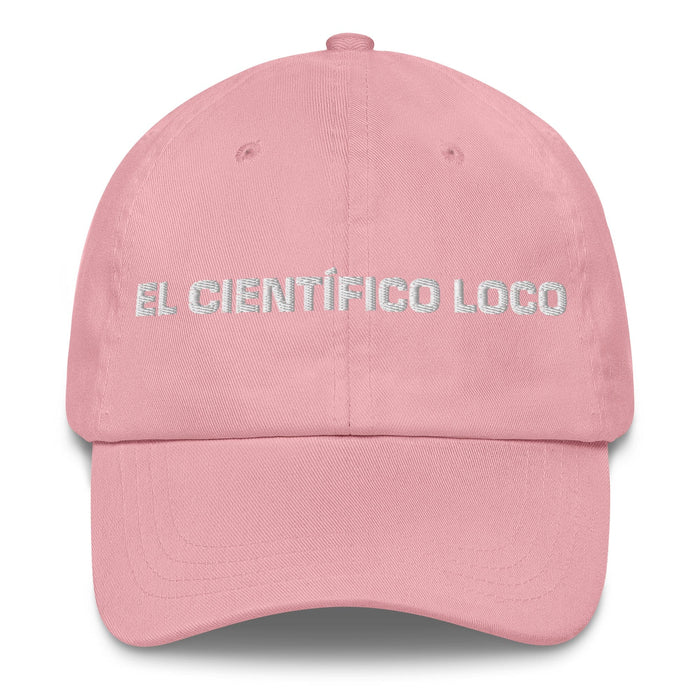 El Científico Loco The Mad Scientist Mexican Spanish Pride Gift Regalo Dad Hat Mexicada Pink