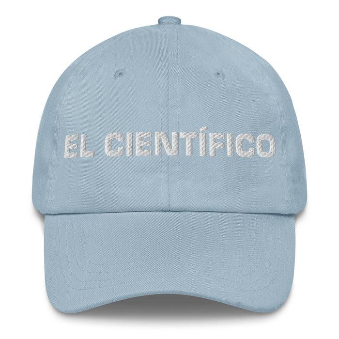 El Científico The Scientist Mexican Spanish Pride Gift Regalo Dad Hat Mexicada Light Blue