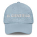 El Científico The Scientist Mexican Spanish Pride Gift Regalo Dad Hat Mexicada Light Blue