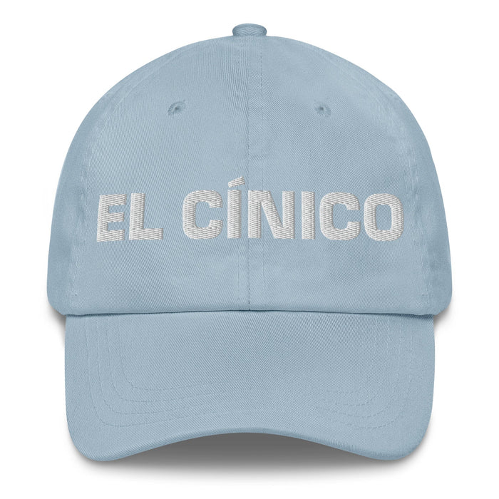 El Cínico The Cynic Mexican Spanish Pride Gift Regalo Dad Hat Mexicada Light Blue