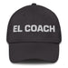 El Coach The Life Coach Mexican Spanish Pride Gift Regalo Dad Hat Mexicada Dark Grey