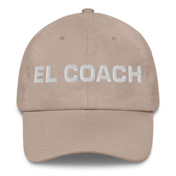 El Coach The Life Coach Mexican Spanish Pride Gift Regalo Dad Hat Mexicada Stone