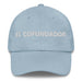 El Cofundador The Co-Founder Mexican Spanish Pride Gift Regalo Dad Hat Mexicada Light Blue