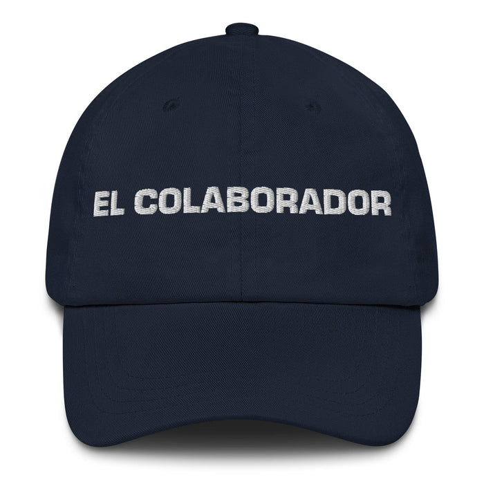 El Colaborador The Collaborator Mexican Spanish Pride Gift Regalo Dad Hat Mexicada Navy