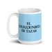 El Coleccionista De Tazas The Mug Collector Funny Home Office Work Coffee Mug Mexican Spanish Pride Gift White Glossy Cup Sky Blue Card Mug Mexicada