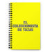 El Coleccionista De Tazas The Mug Collector | Yellow Spiral Notebook, 140 Dotted Sheets | Funny Gift Idea Home Office Work | Mexican Spanish Pride Gift Mexicada