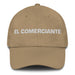 El Comerciante The Merchant Mexican Spanish Pride Gift Regalo Dad Hat Mexicada Khaki