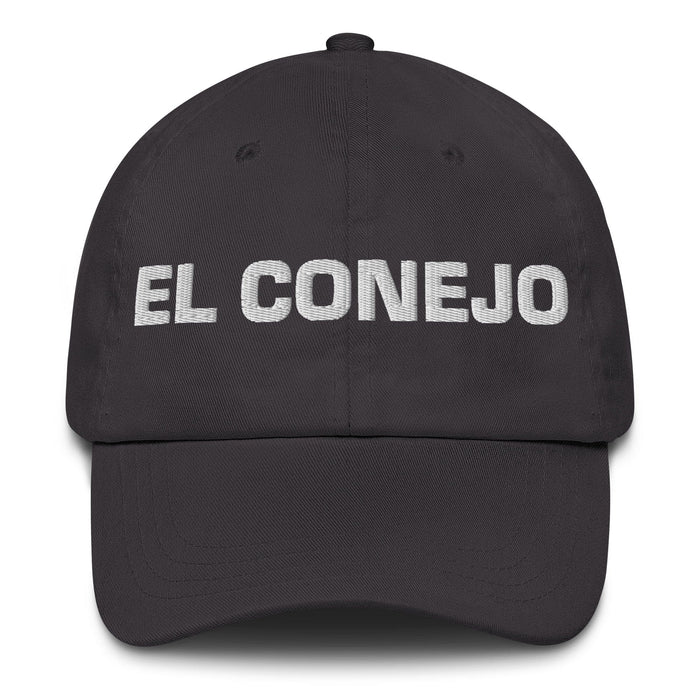 El Conejo The Rabbit Mexican Spanish Pride Gift Regalo Dad Hat Mexicada Dark Grey