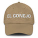 El Conejo The Rabbit Mexican Spanish Pride Gift Regalo Dad Hat Mexicada Khaki