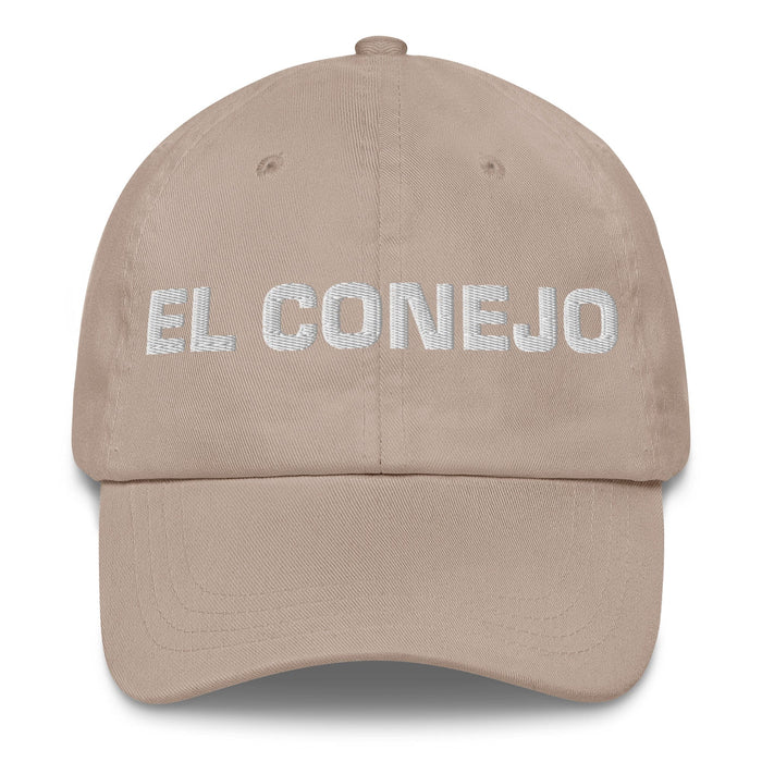 El Conejo The Rabbit Mexican Spanish Pride Gift Regalo Dad Hat Mexicada Stone