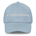 El Conquistador The Conqueror Mexican Spanish Pride Gift Regalo Dad Hat Mexicada Light Blue