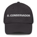 El Conservador The Conservator Mexican Spanish Pride Gift Regalo Dad Hat Mexicada Dark Grey