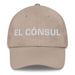 El Cónsul The Consul Mexican Spanish Pride Gift Regalo Dad Hat Mexicada Stone